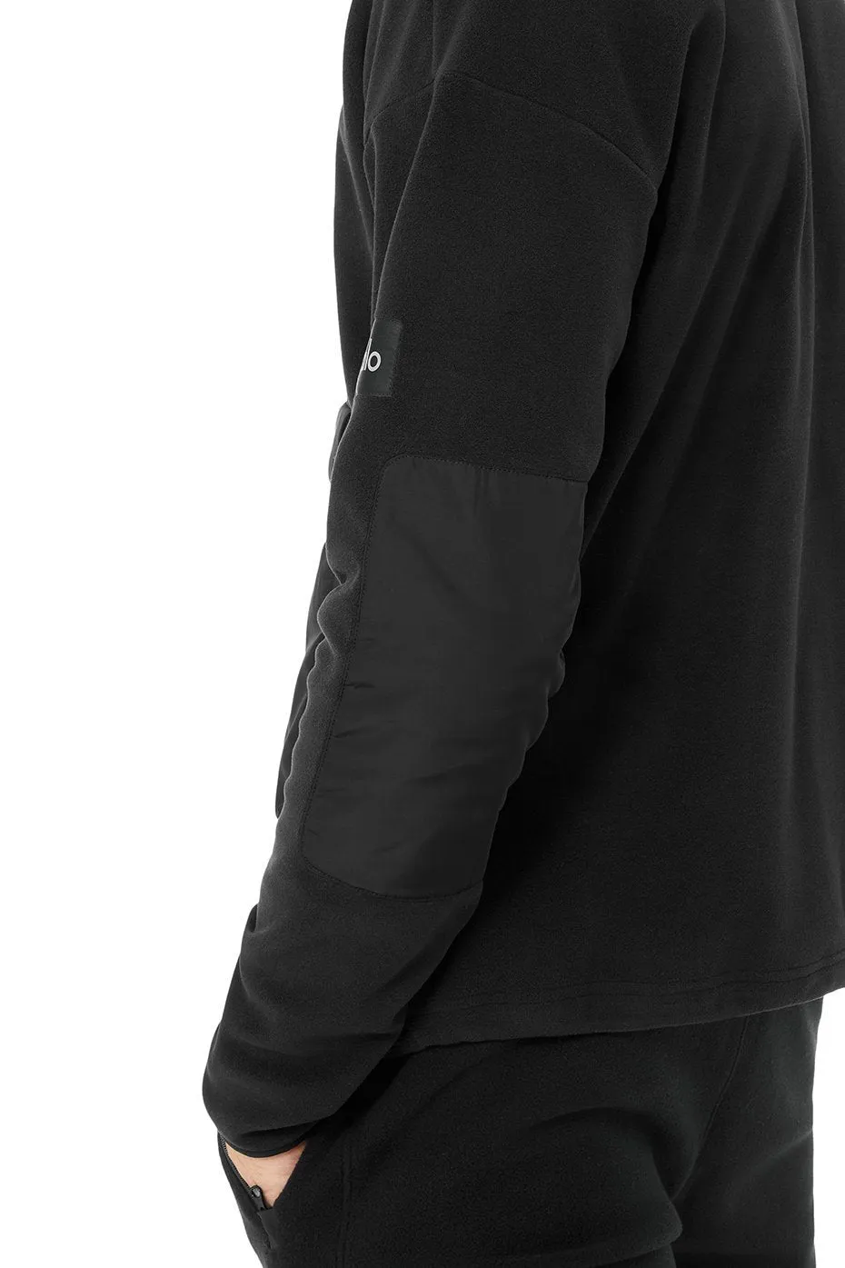 1/2 Zip Mammoth Polar Pullover - Black