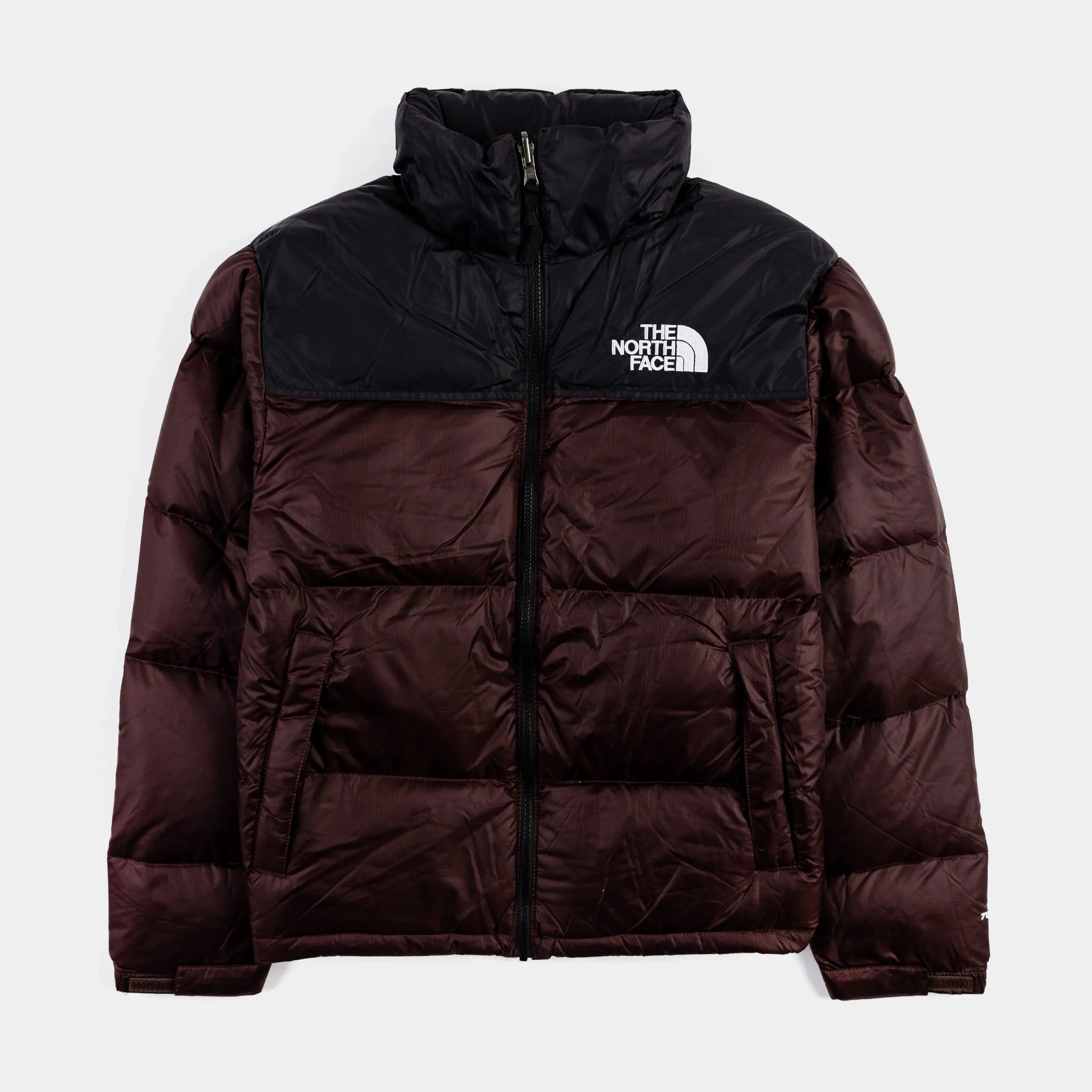 1996 Retro Nuptse Mens Jacket (Brown/Black)