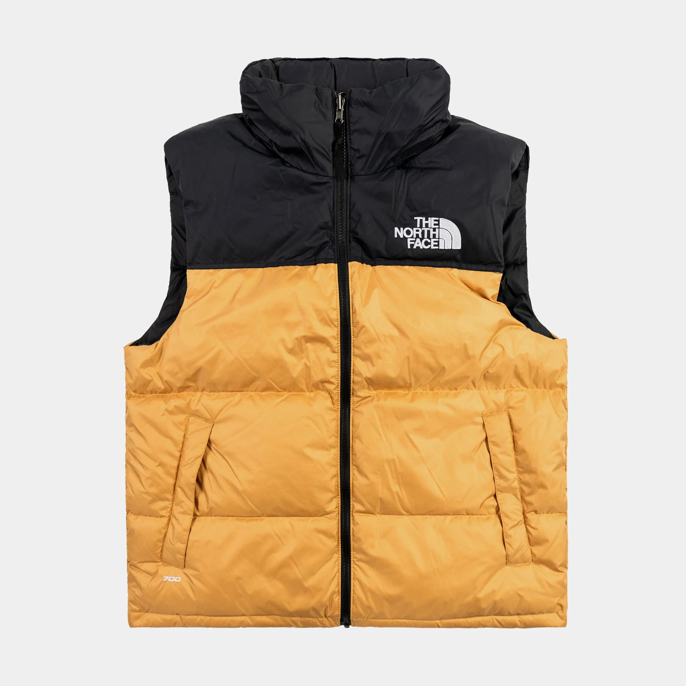 1996 Retro Nuptse Vest Mens Jacket (Black/Almond Butter)