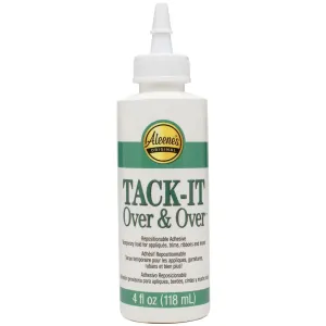 Aleene's Tack it Over and Over Repositionable Glue - 4 oz