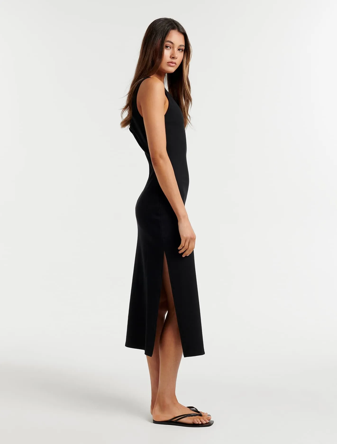 Alister Twist Back Midi Dress