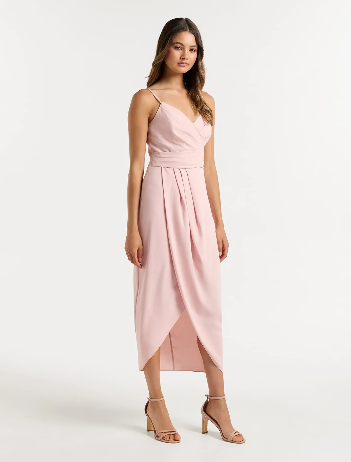 Amanda Drape Midi Dress