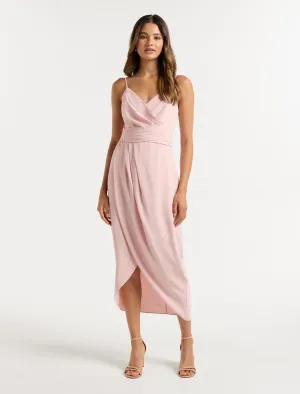 Amanda Drape Midi Dress