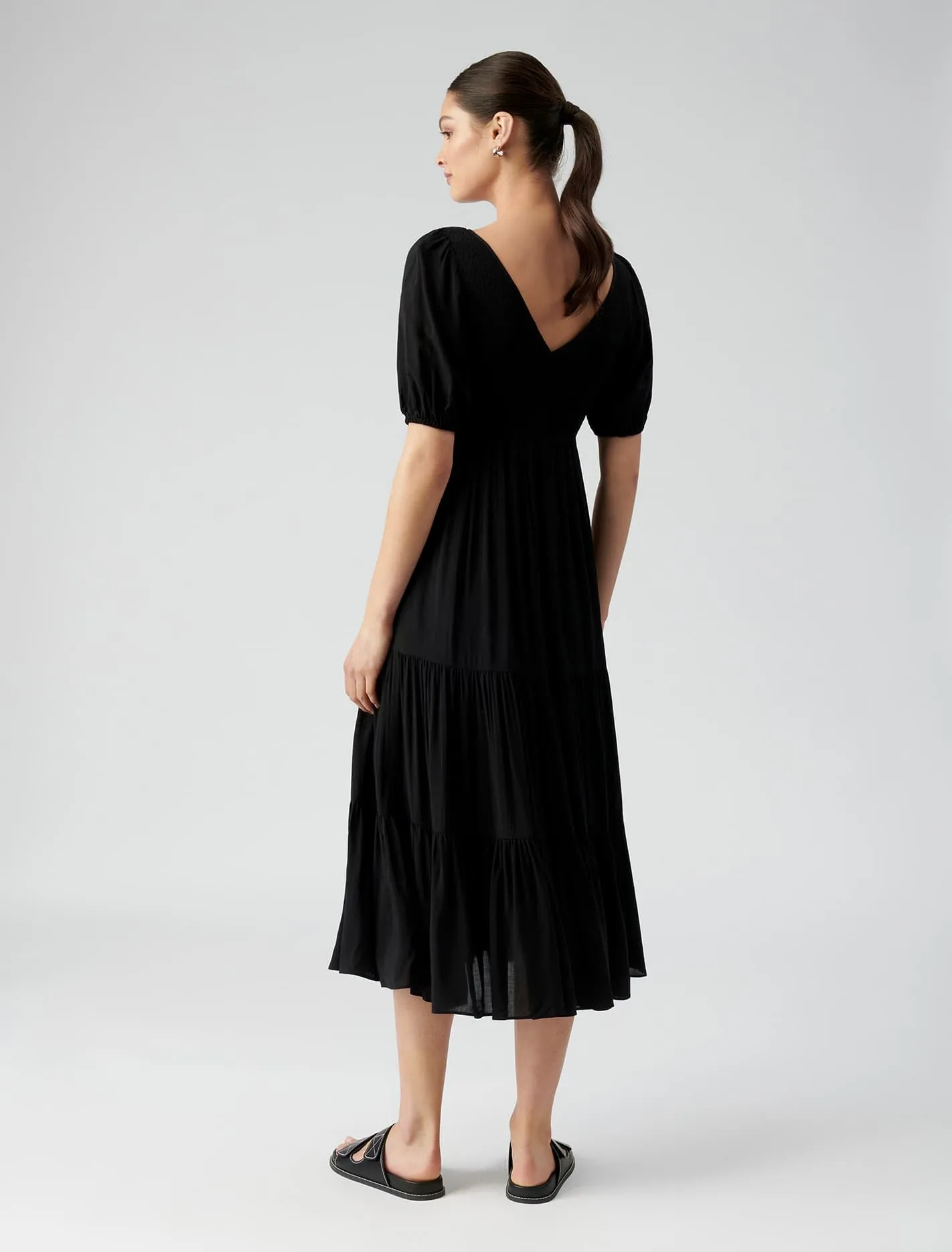 Amy Tiered Midi Dress