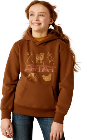 Ariat Girl's Soft Silt Ranch Collections Hoodie