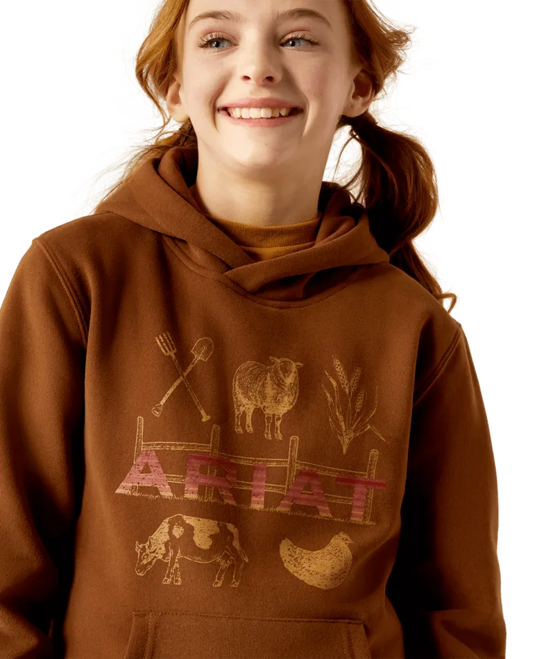 Ariat Girl's Soft Silt Ranch Collections Hoodie