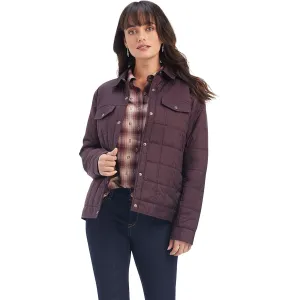 Ariat Women's Mulberry Wine Puffer Trucker Jacket