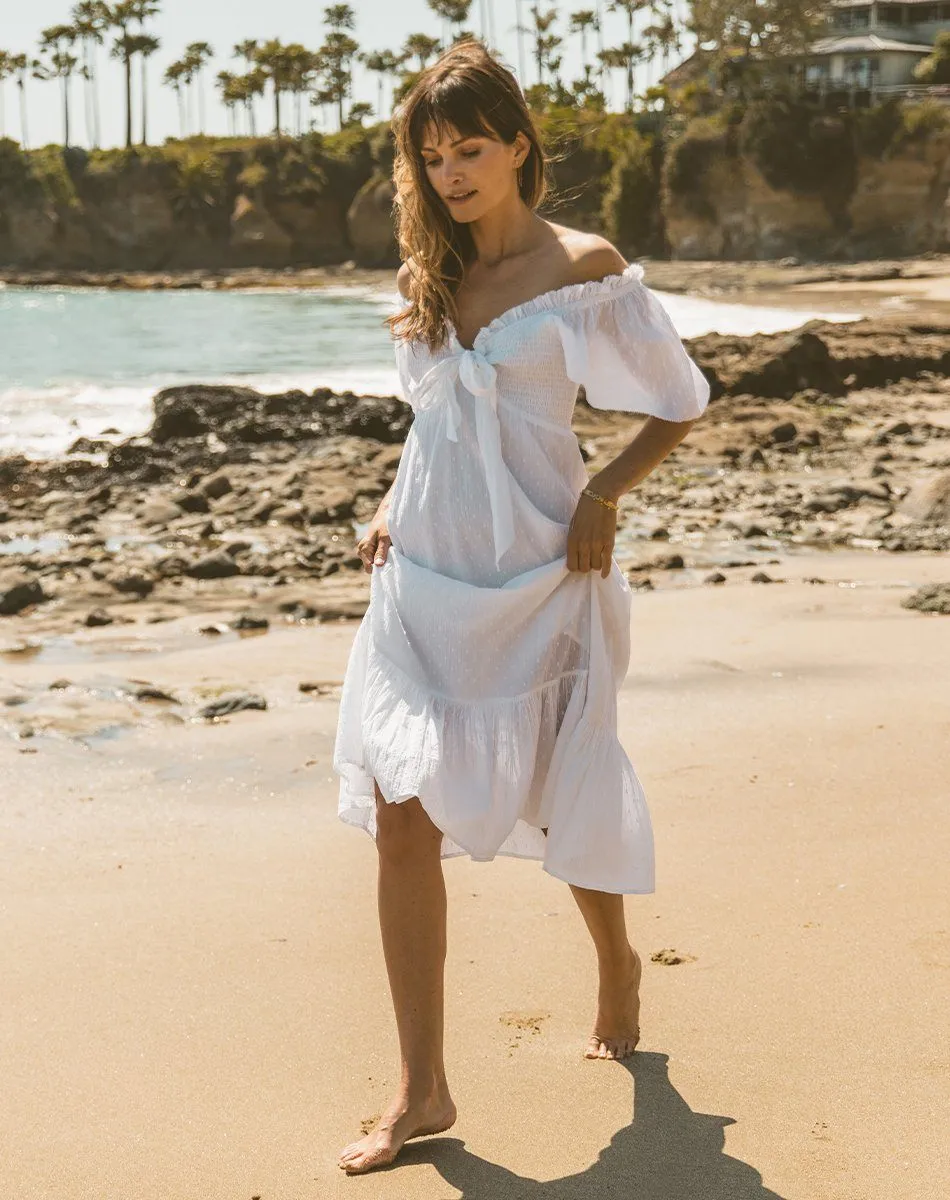 Ashlyn Midi Dress | Ivory