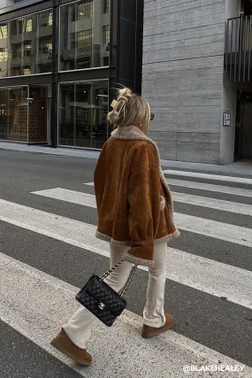 Ava Faux Shearling Jacket