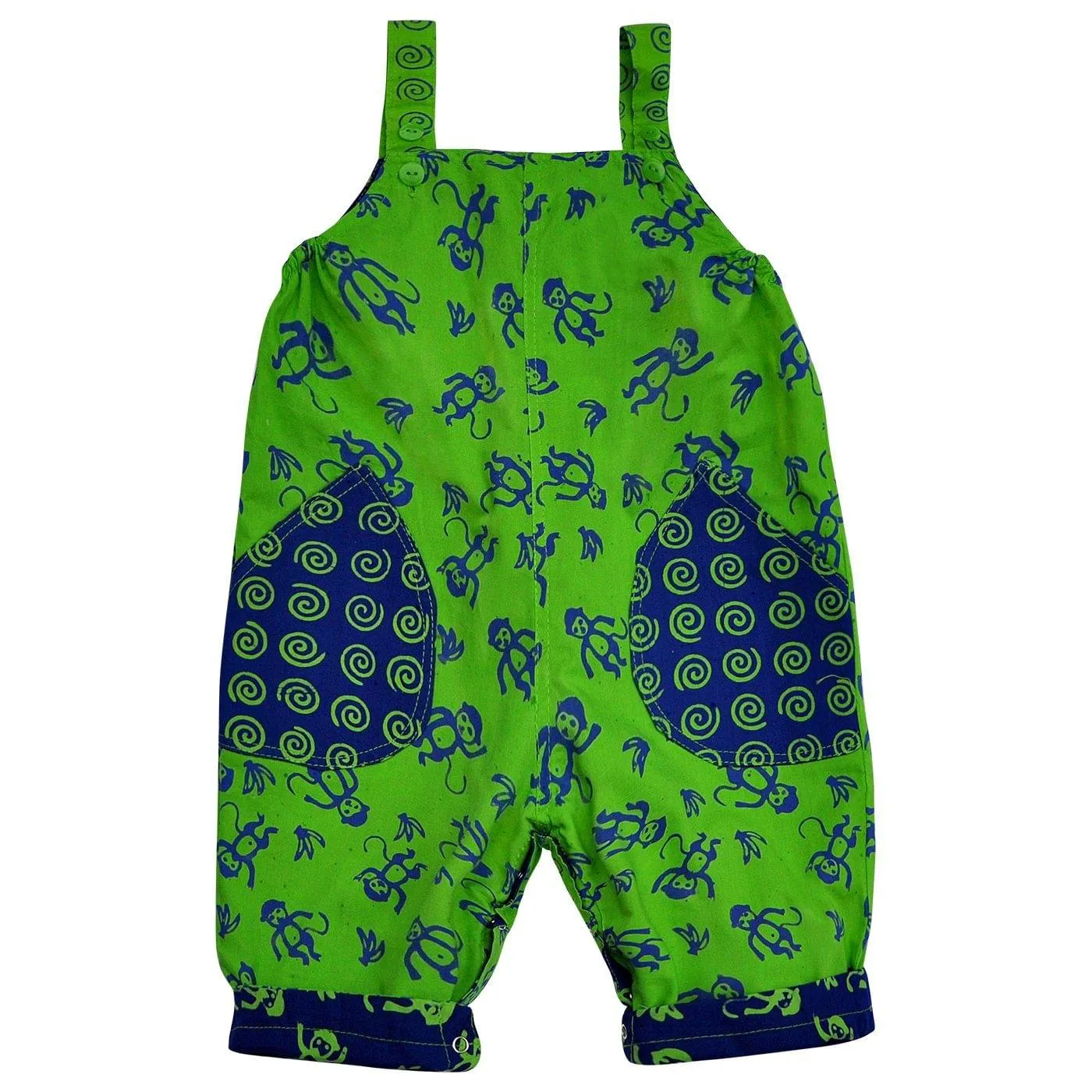 Baby Toddler Unisex Reversible Overall Jumpsuit