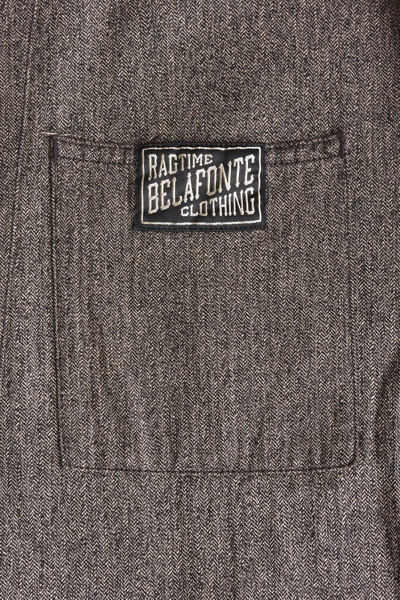 Belafonte Ragtime Cotton / Linen G-Coat - Smoky Salt 'N' Pepper