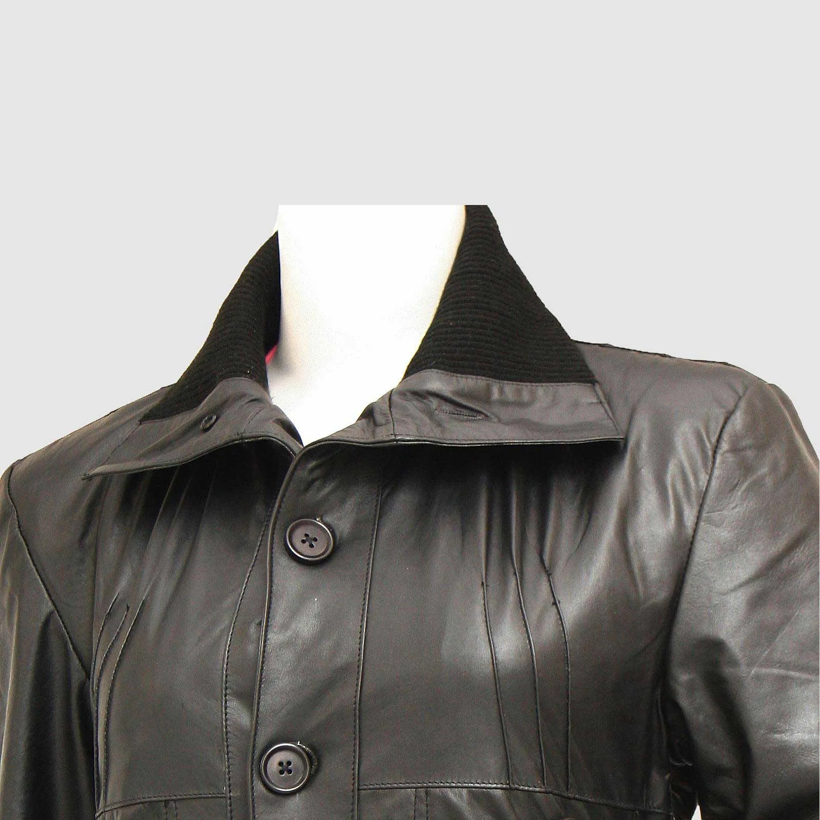 Black Bomber Leather Jacket