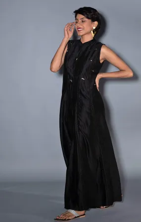 Black Chanderi Jumpsuit