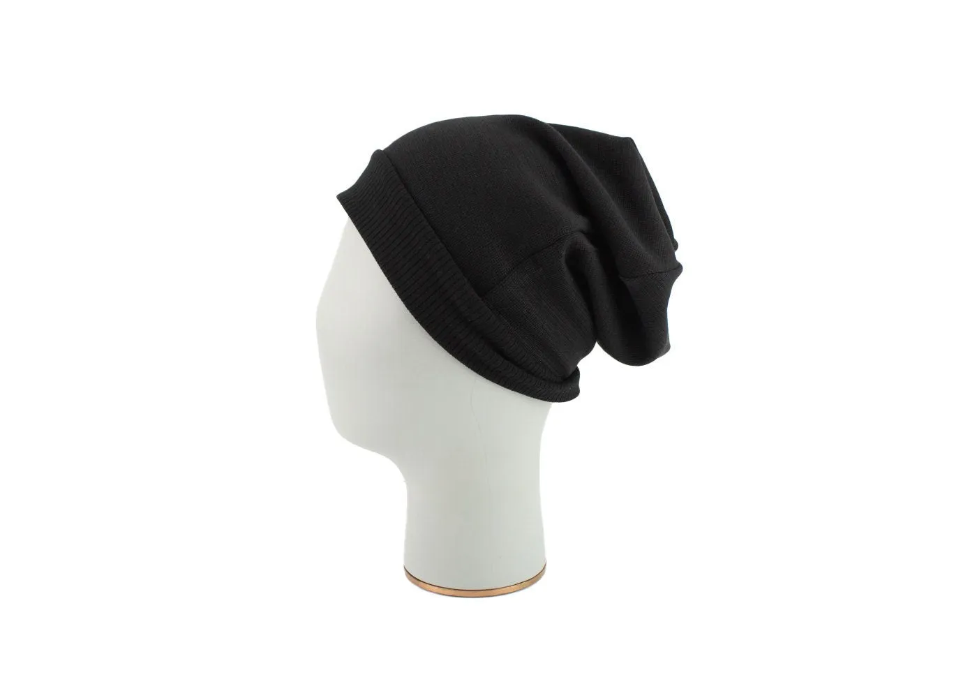 Black Slouchy Beanie