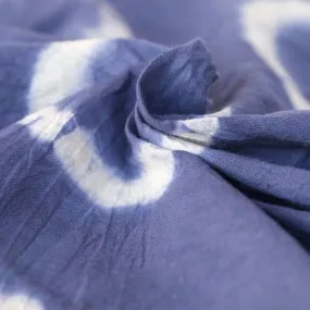 Blue Tie Dye Shibhori Dyed Fabric