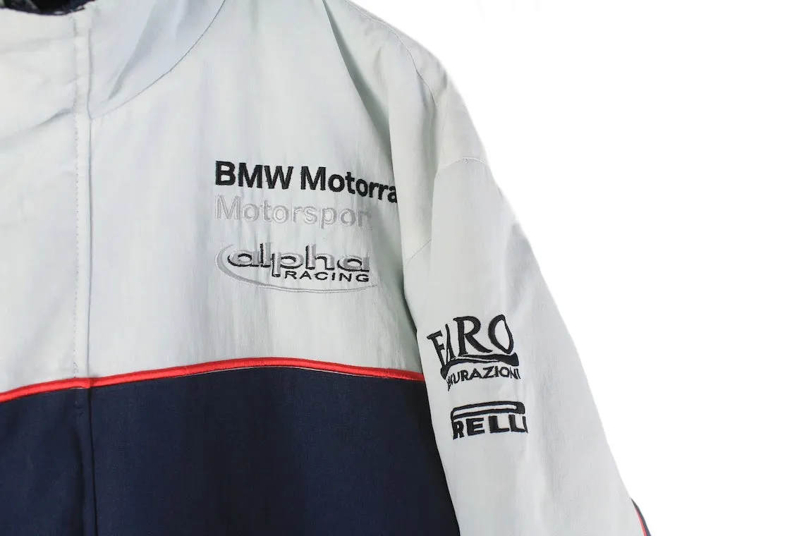 Blue/White BMW F1 Vintage Racing Jacket