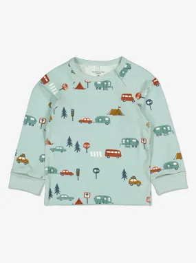 Camping Print  Baby Top