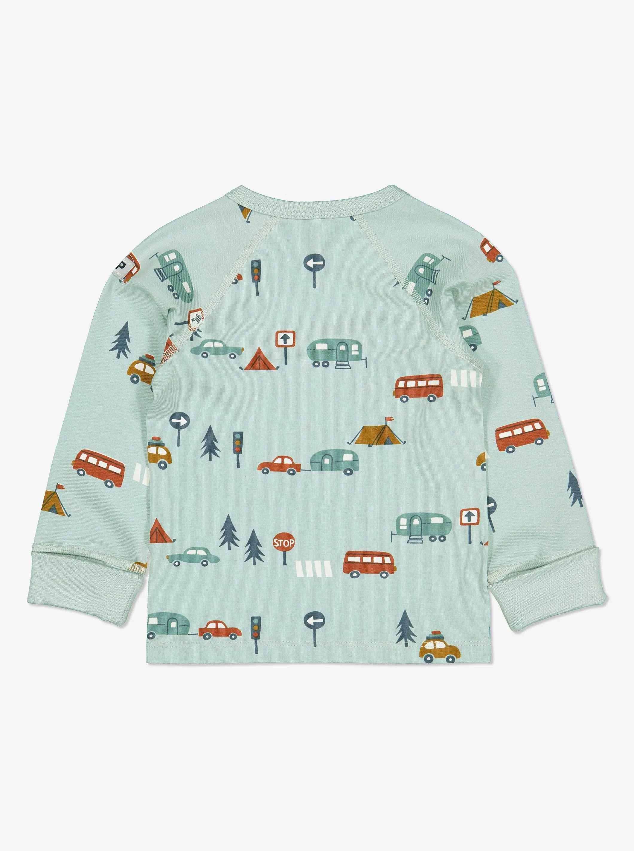 Camping Print  Baby Top