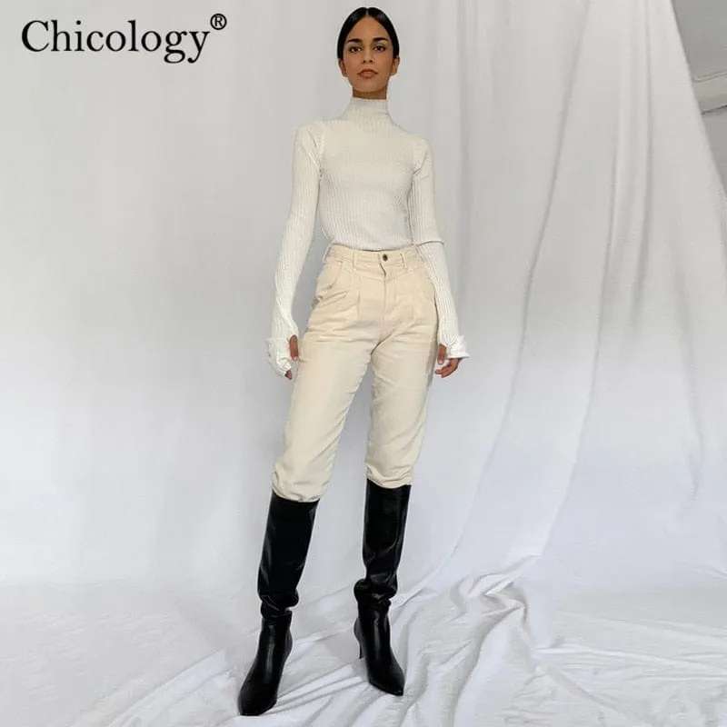 Chicology Long Sleeve Sweater Dress Mini Bodycon Sexy Outfits Women 2020 Winter Fall Elegant Fashion Clothes Party Club Christma