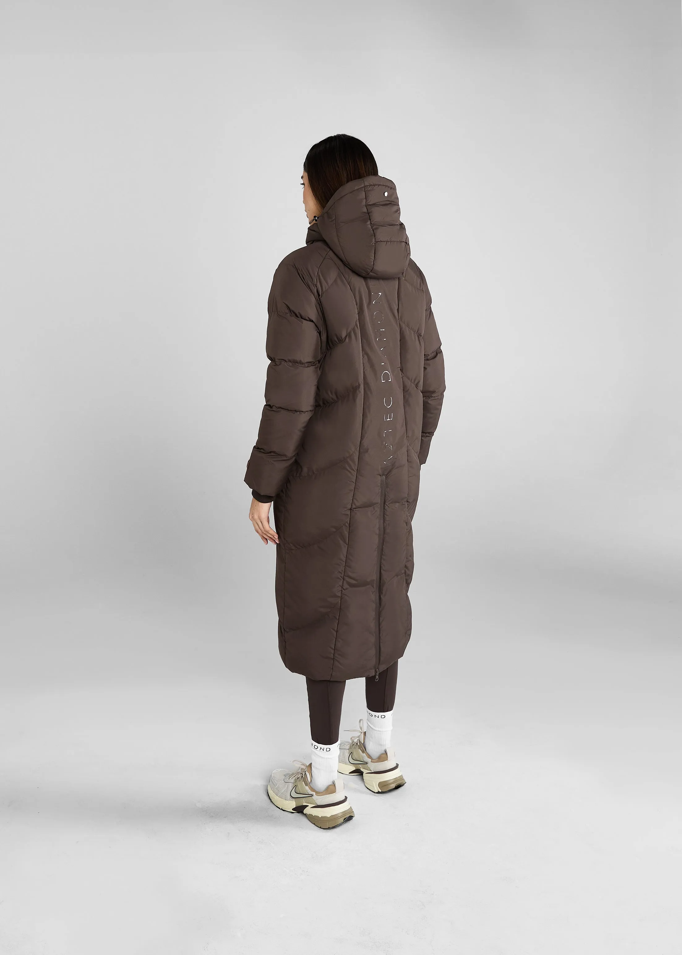 Chocolate Long Riding Puffer