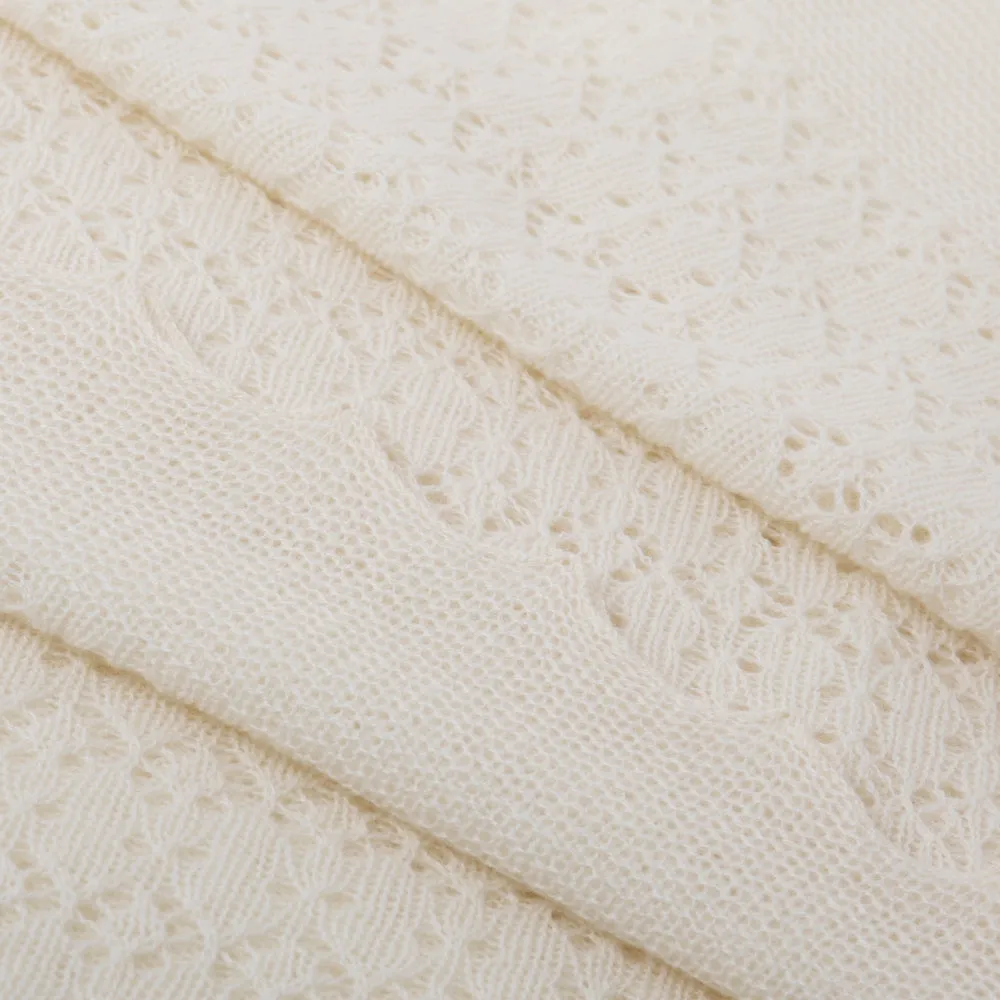 Cosy Cashmere Baby Shawl - White