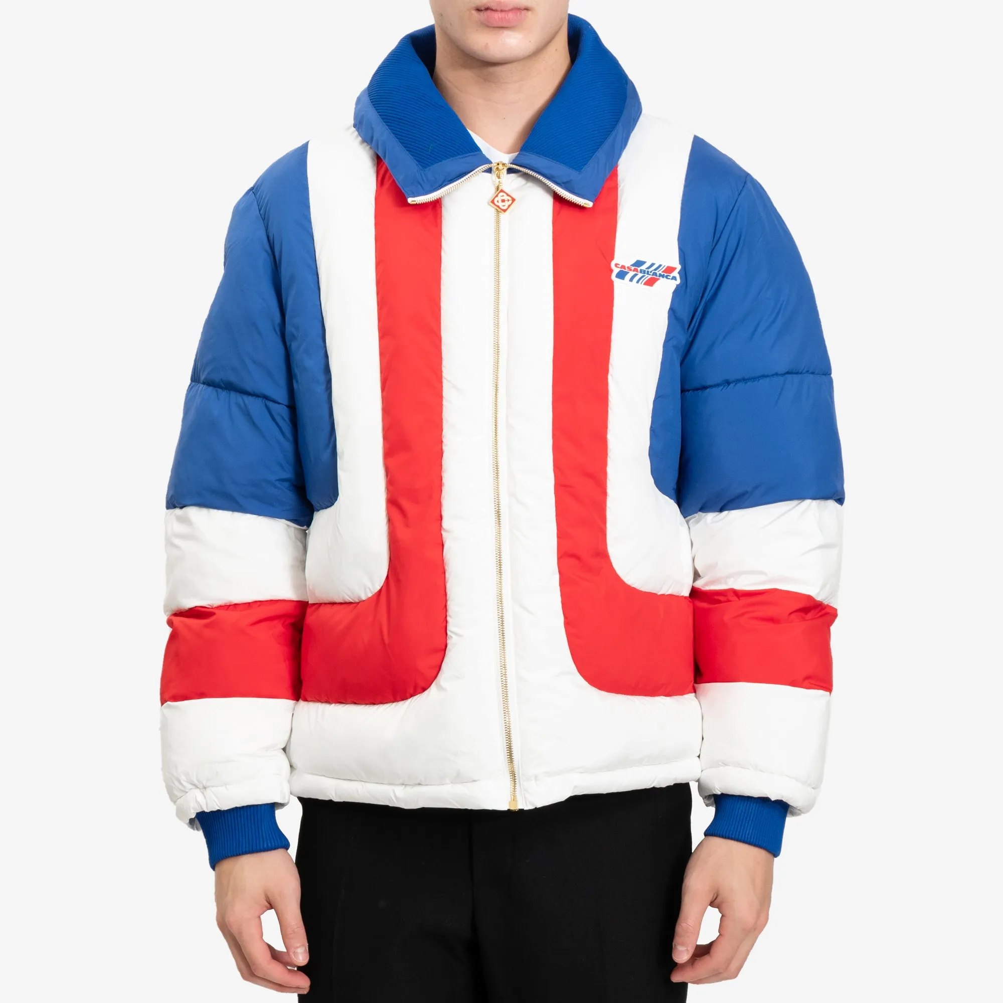 Curve Panel Puffer Jacket