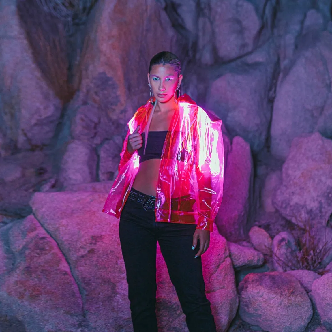 Custom LED Fringe Jacket