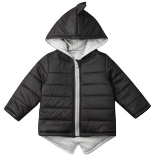 Dino Puffer Jacket Black #1000321