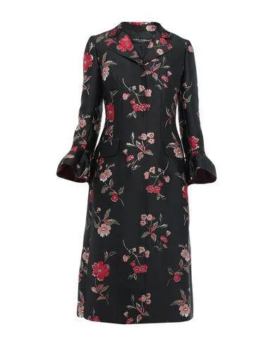 Dolce & Gabbana Women Coat Black 6 UK