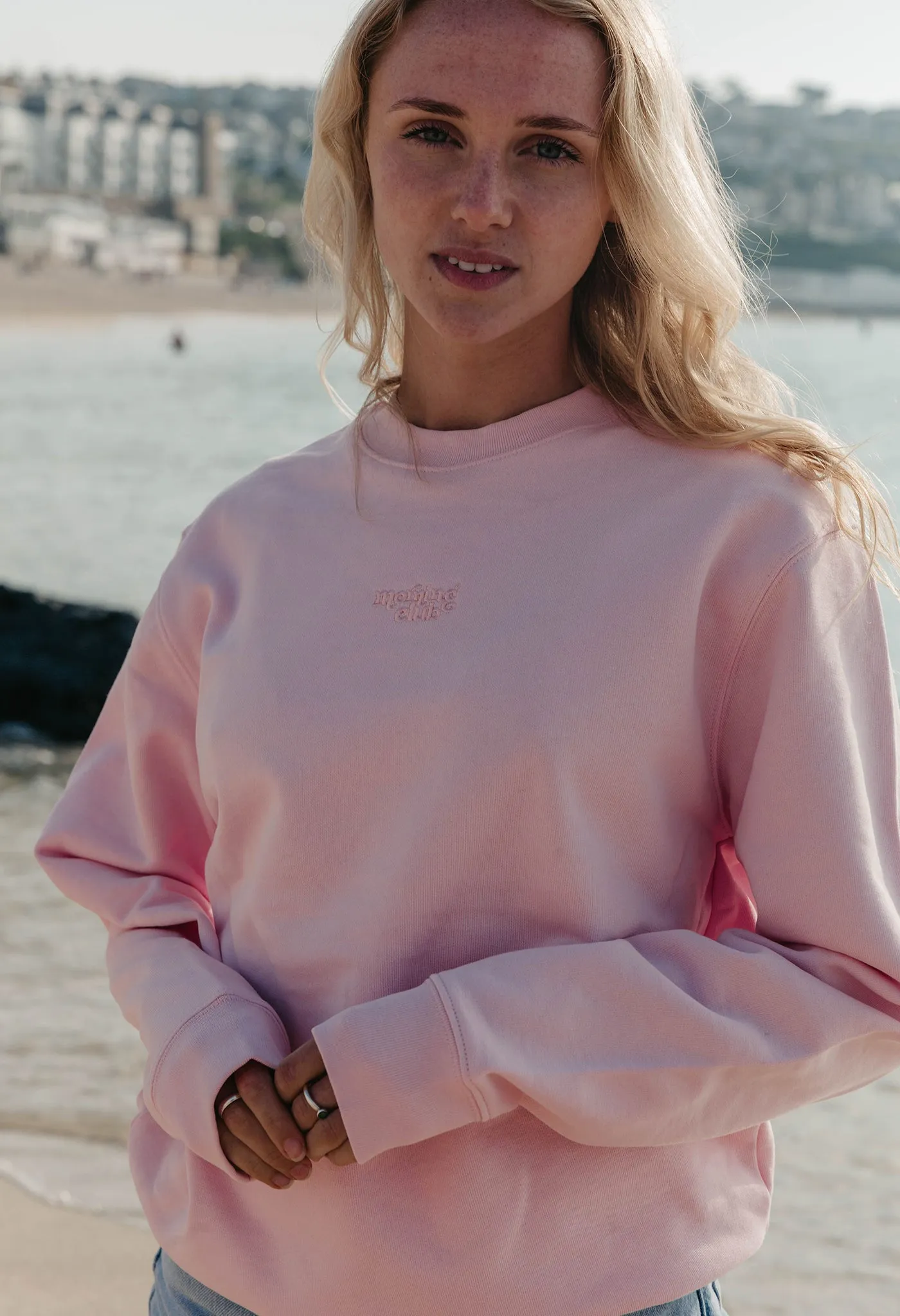 Essential Embroidered Organic Cotton Sweatshirt