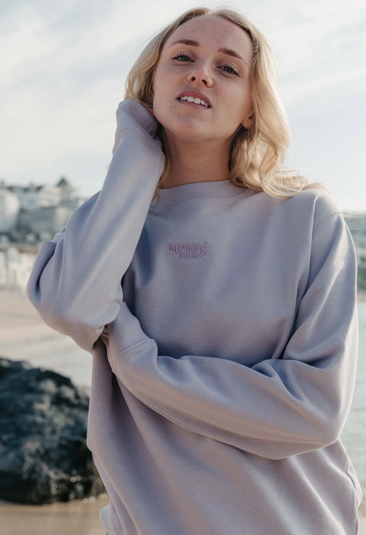 Essential Embroidered Organic Cotton Sweatshirt