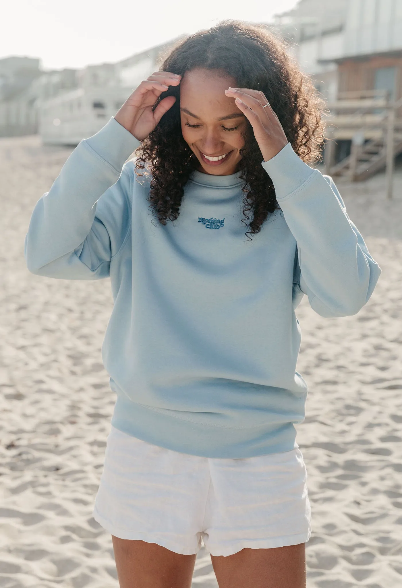 Essential Embroidered Organic Cotton Sweatshirt