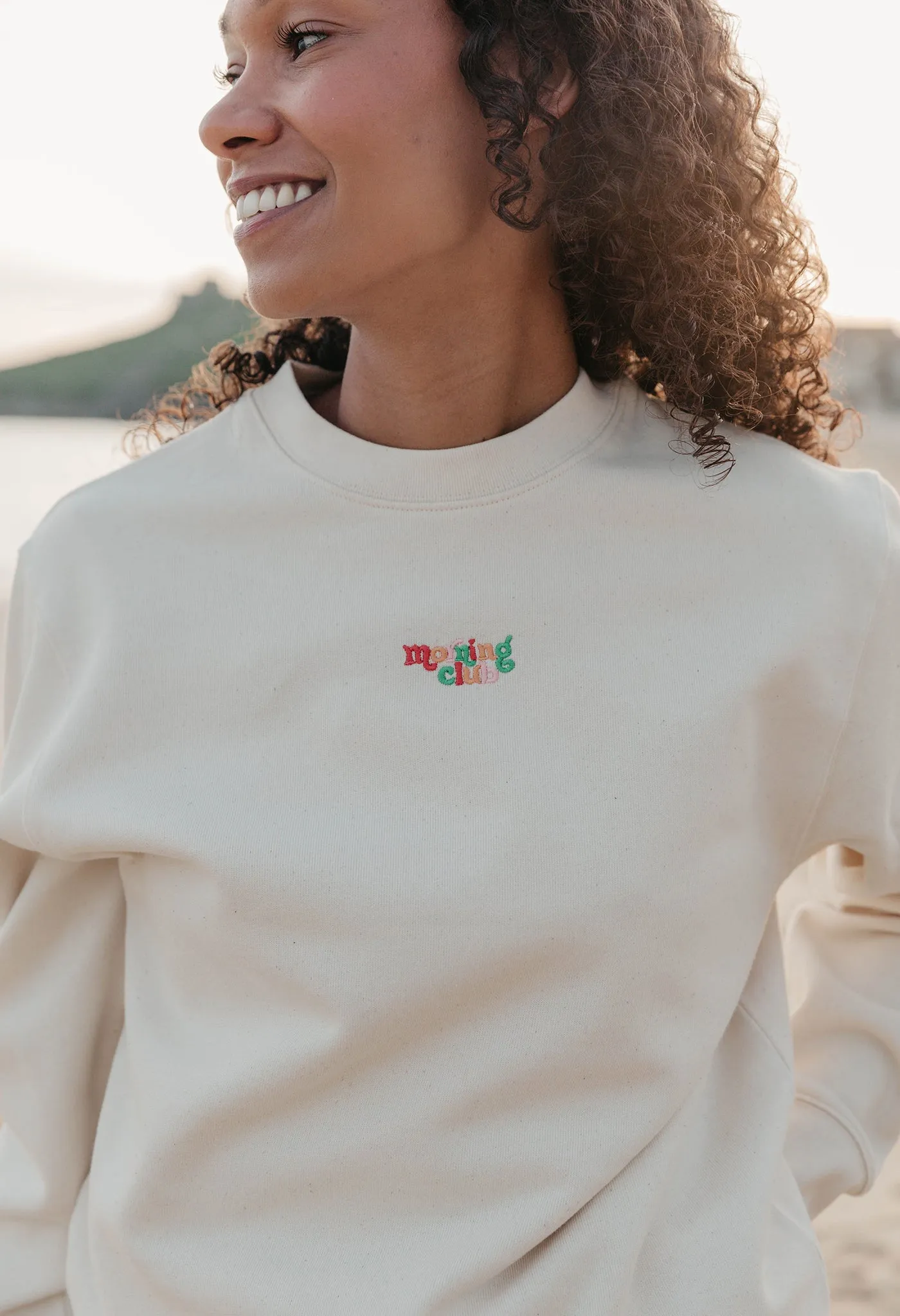 Essential Embroidered Organic Cotton Sweatshirt