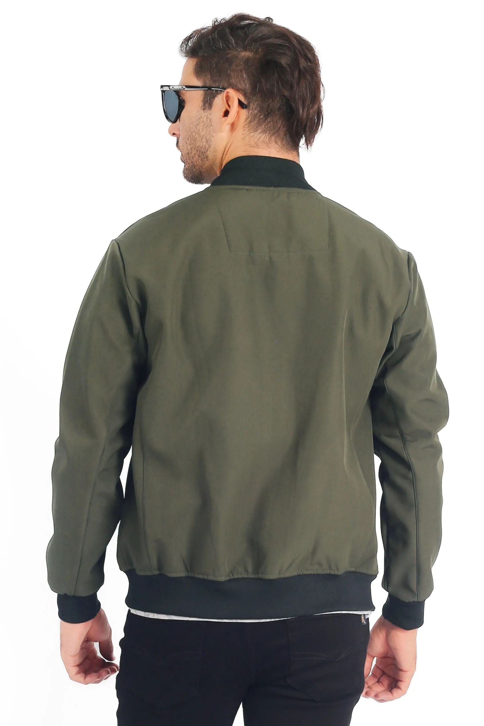 EXHAUST MEN'S LONG SLEEVE BOMBER JACKET 1639