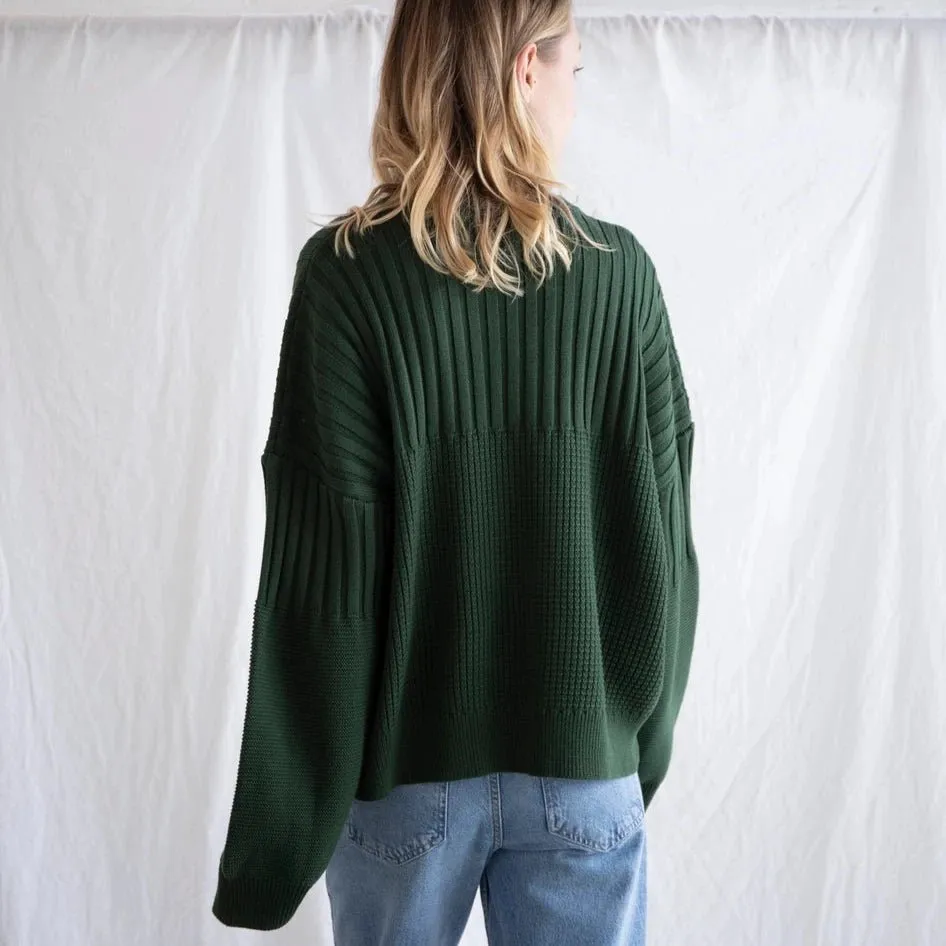 Fern Green Pullover Sweater