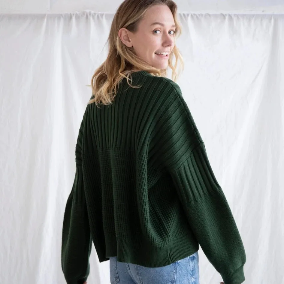 Fern Green Pullover Sweater