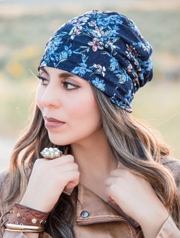 Floral & Lace Beanie