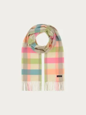 Fraas 625360 Marshmallow Squares Cashmink Scarf