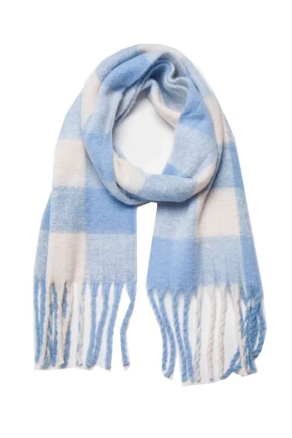 Fringe Chic Polyester Scarf