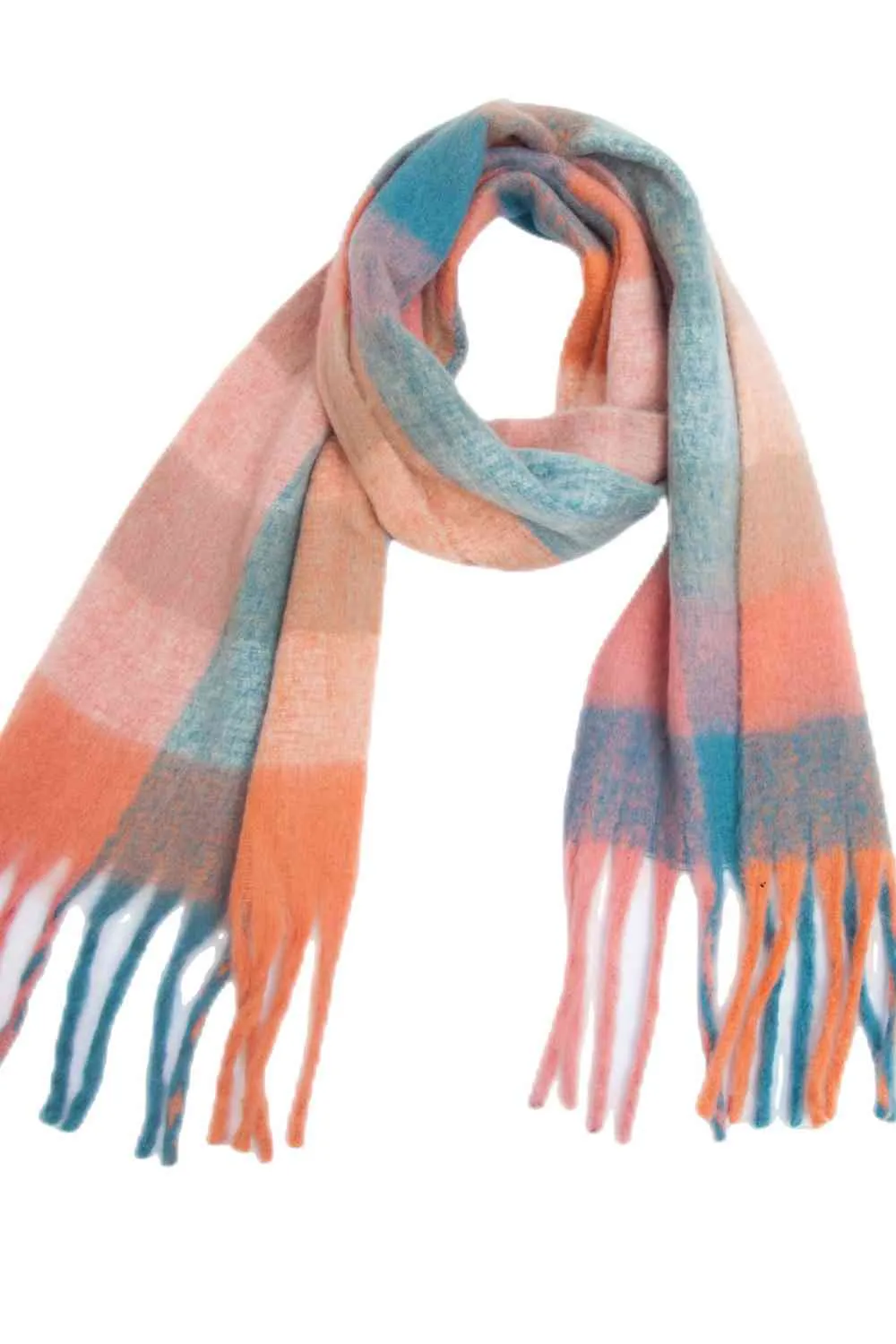 Fringe Chic Polyester Scarf