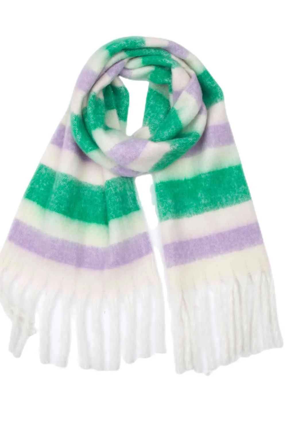 Fringe Chic Polyester Scarf