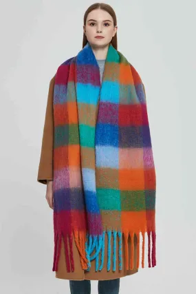 Fringe Chic Polyester Scarf