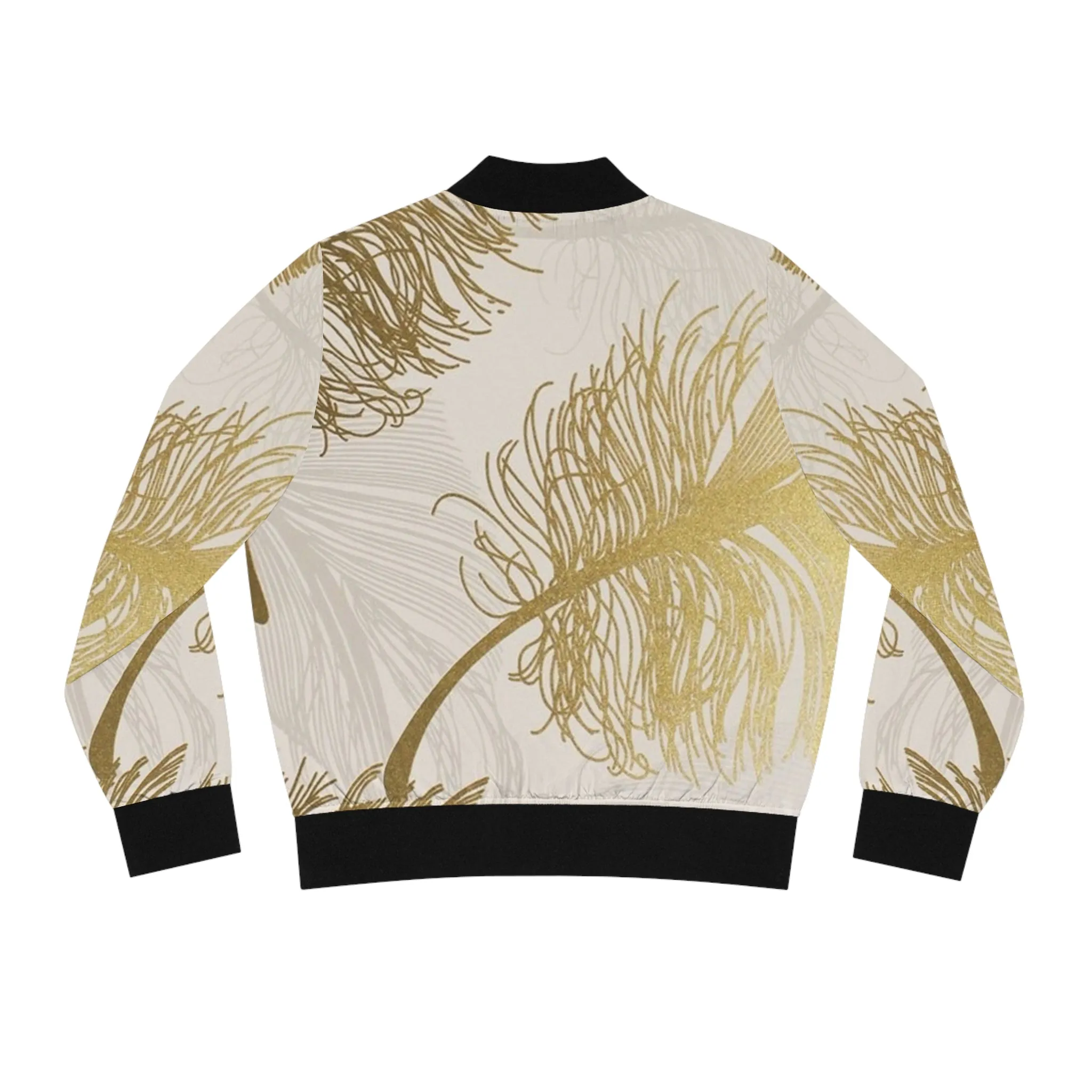 Golden Feathers - Inovax Women's Bomber Jacket