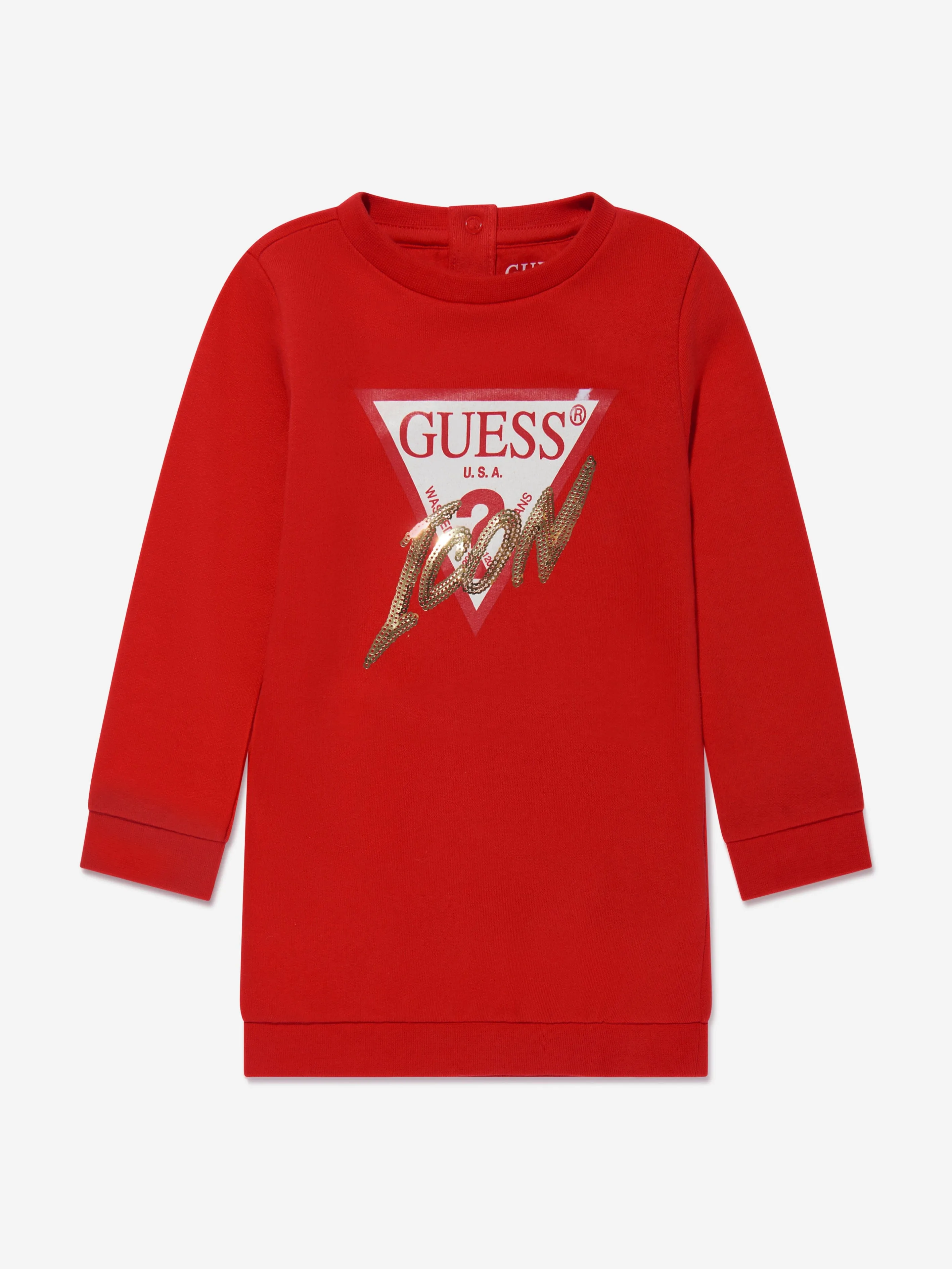 Guess Baby Girls Sweater Dress With Knickers