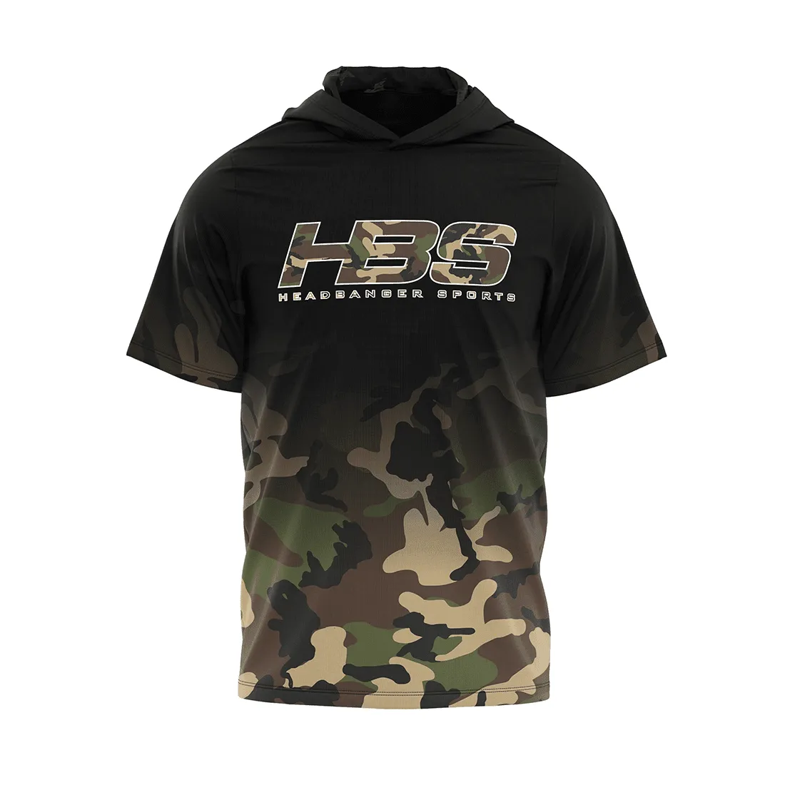 Headbanger Sports Short Sleeve Military Worlds Lightweight Hoodies (Multiple Colors)