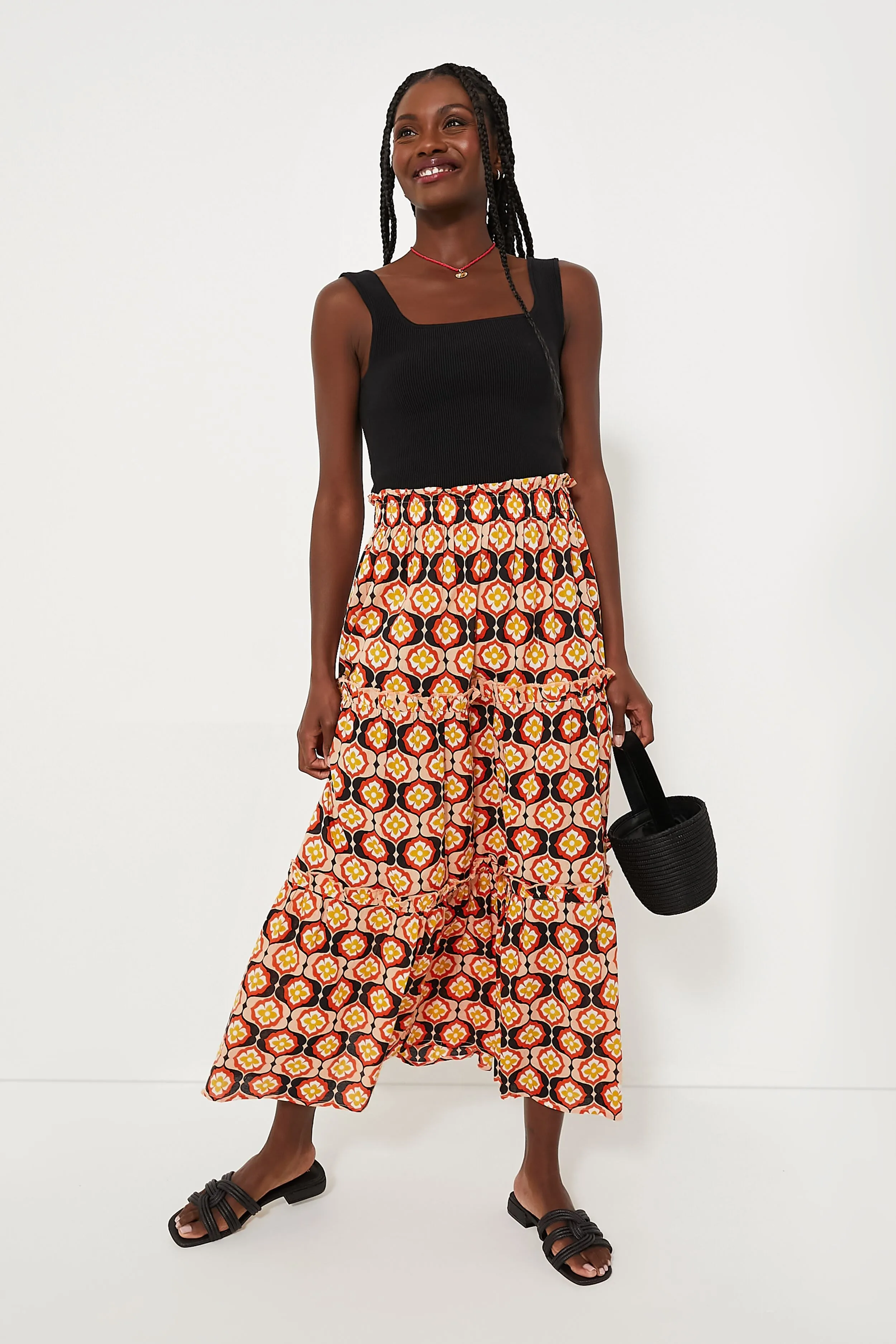 Honeycomb Bloom Prado Skirt