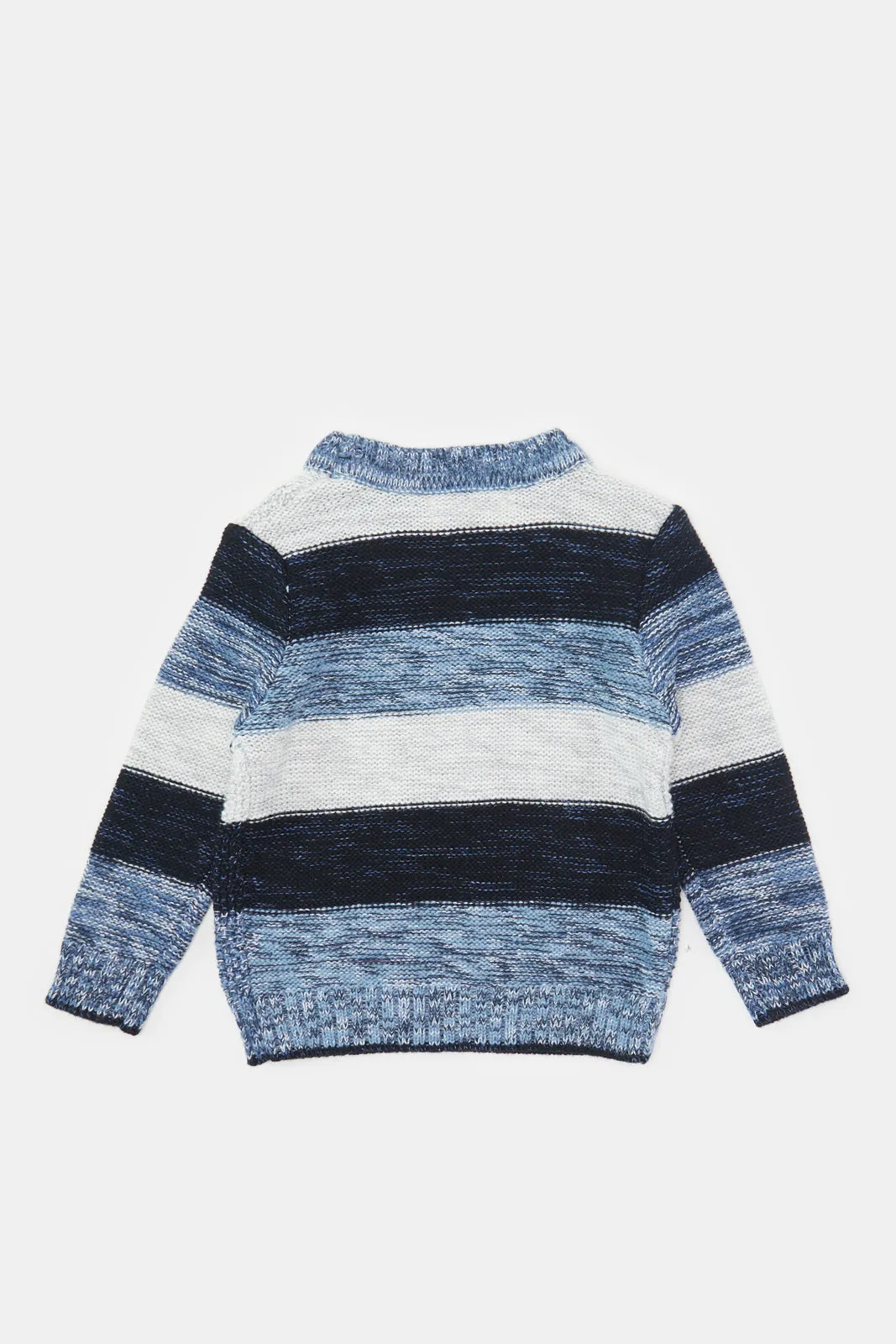 Infant Boys Blue Knitted Sweater