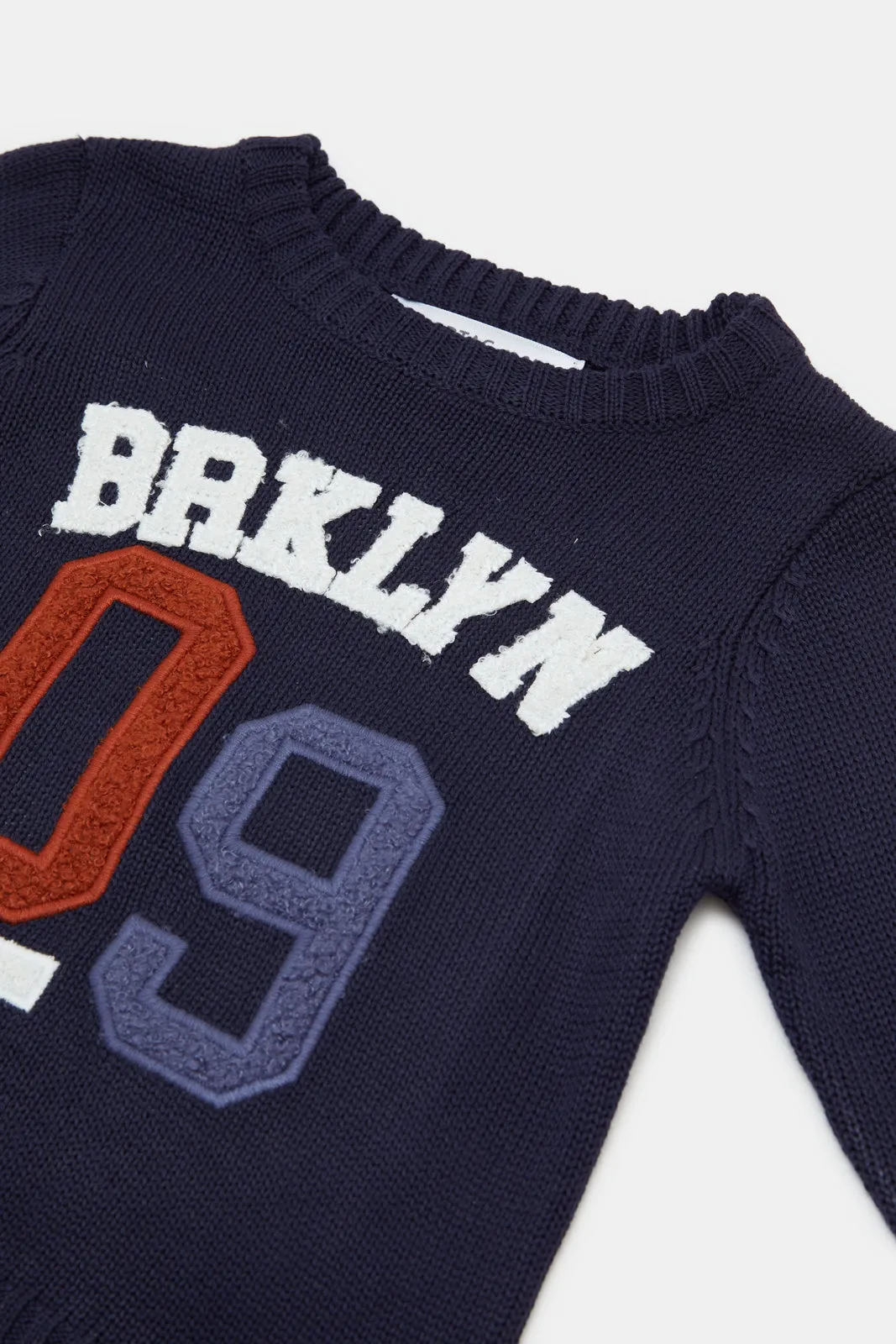 Infant Boys Navy Brooklyn Pullover