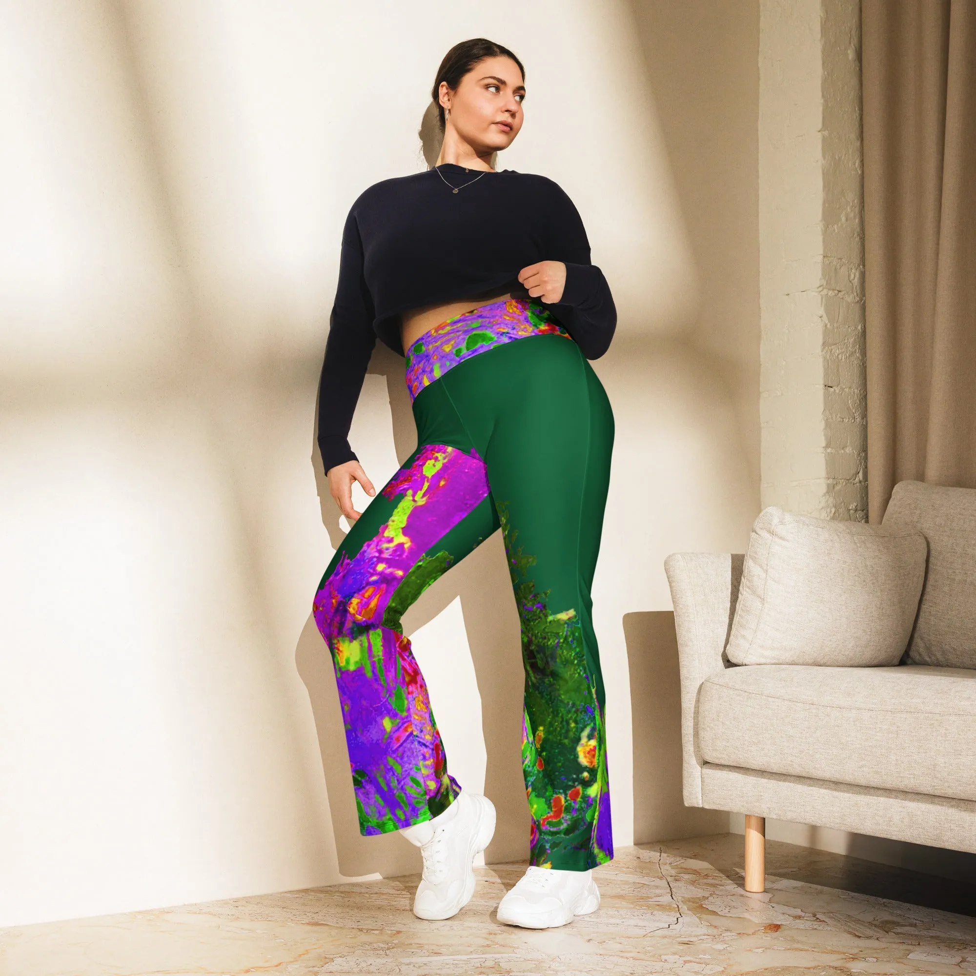 JARDIN SALVAJE. Flare leggings