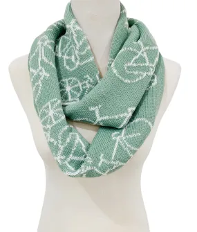 JC011819 Reversible Bicycle Infinity Scarf